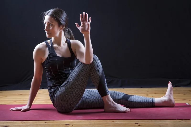 Half Spinal Twist Asana